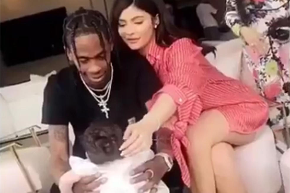 Travis Scott Is in Full Dad Mode With Stormi for Her First Easter