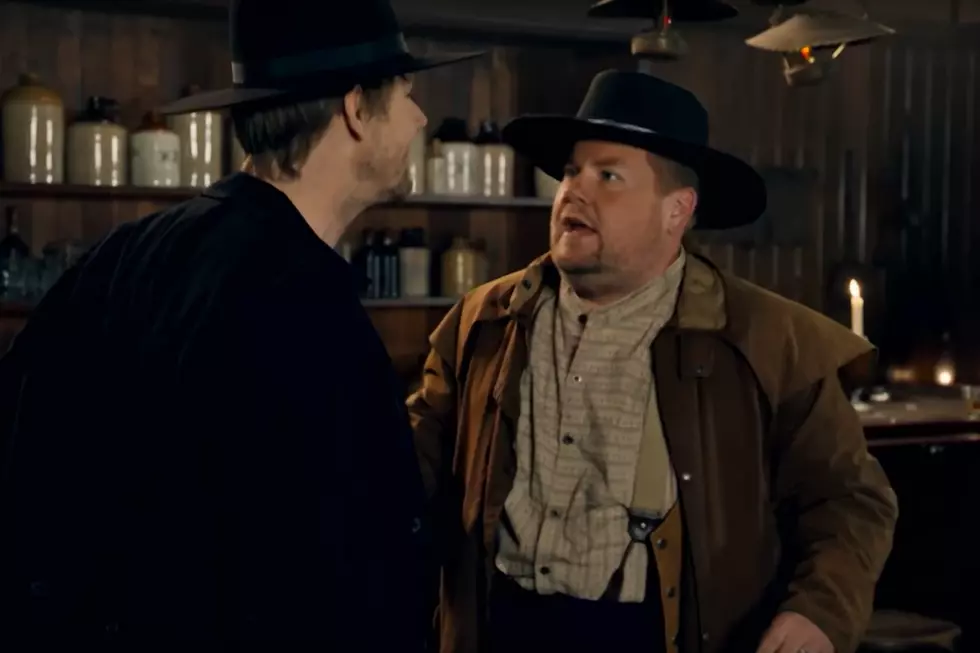 James Corden and Actor Jimmi Simpson Enter ‘Kanye Westworld’ in Hilarious Skit