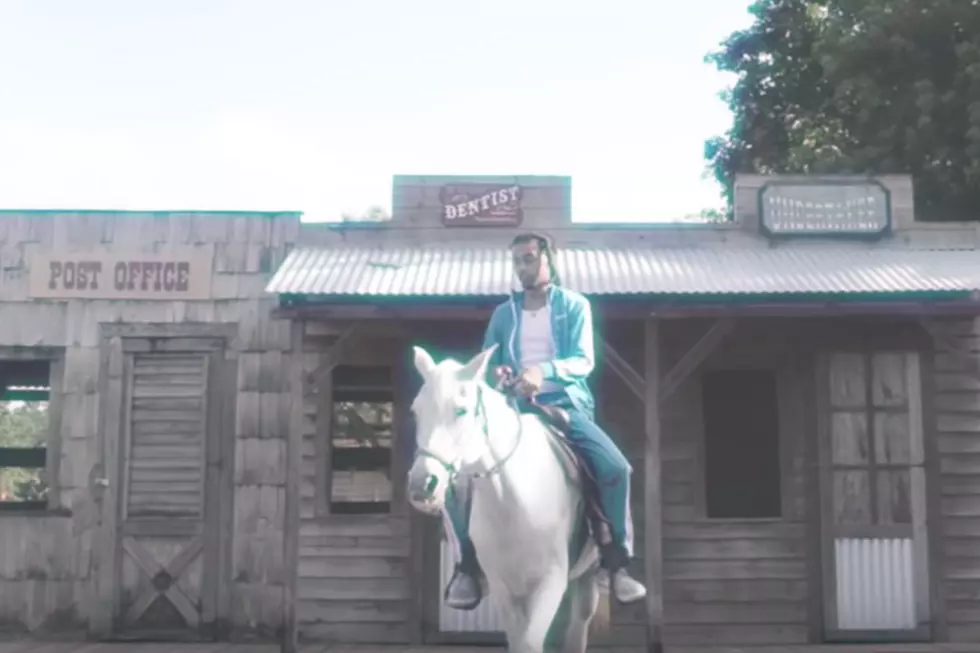 Robb Banks Rides a Horse in "Griffith Did Nothing Wrong" Video