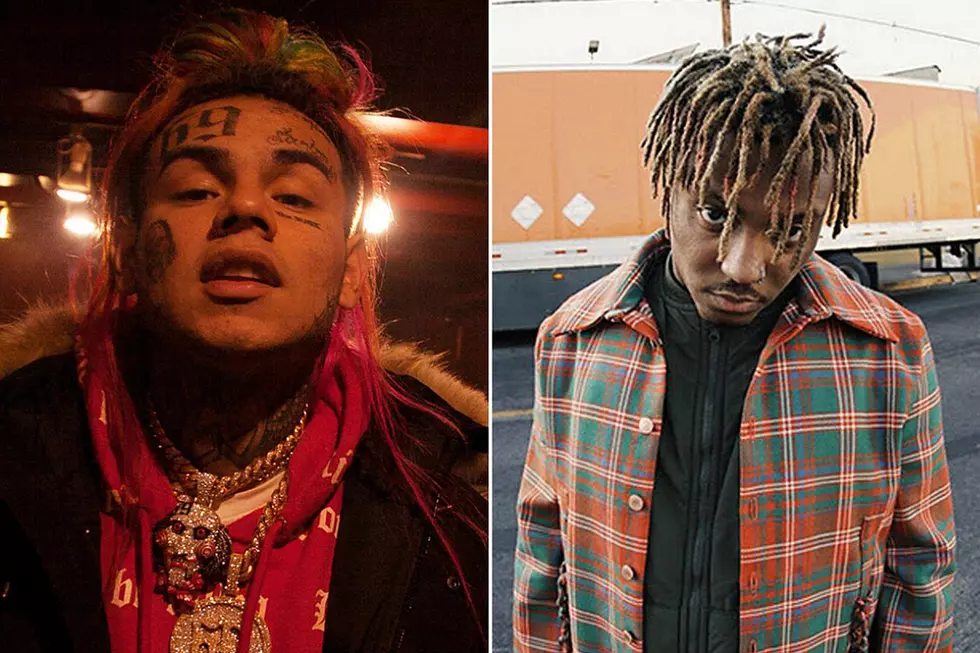 6ix9ine Insists He’s Trying to Stay Away From Beef After Juice Wrld Diss