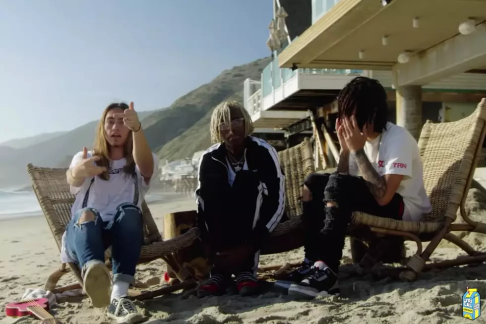 Yung Bans, YBN Nahmir, Landon Cube Hit the Beach in "Ridin" Video