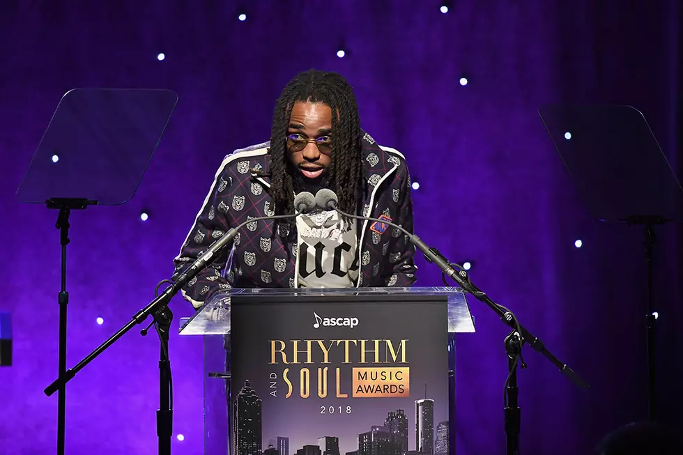Quavo Earns Songwriter of the Year at 2018 ASCAP Rhythm & Soul Music Awards