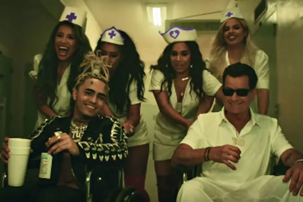 Lil Pump and Charlie Sheen Take Over a Zany Hospital in “Drug Addicts” Video