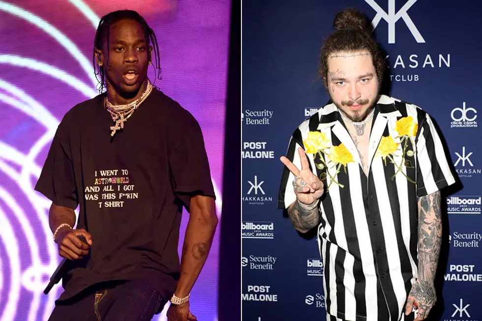 Travis Scott Surprises Post Malone With Postmates Chick-Fil-A Order at Astroworld Festival