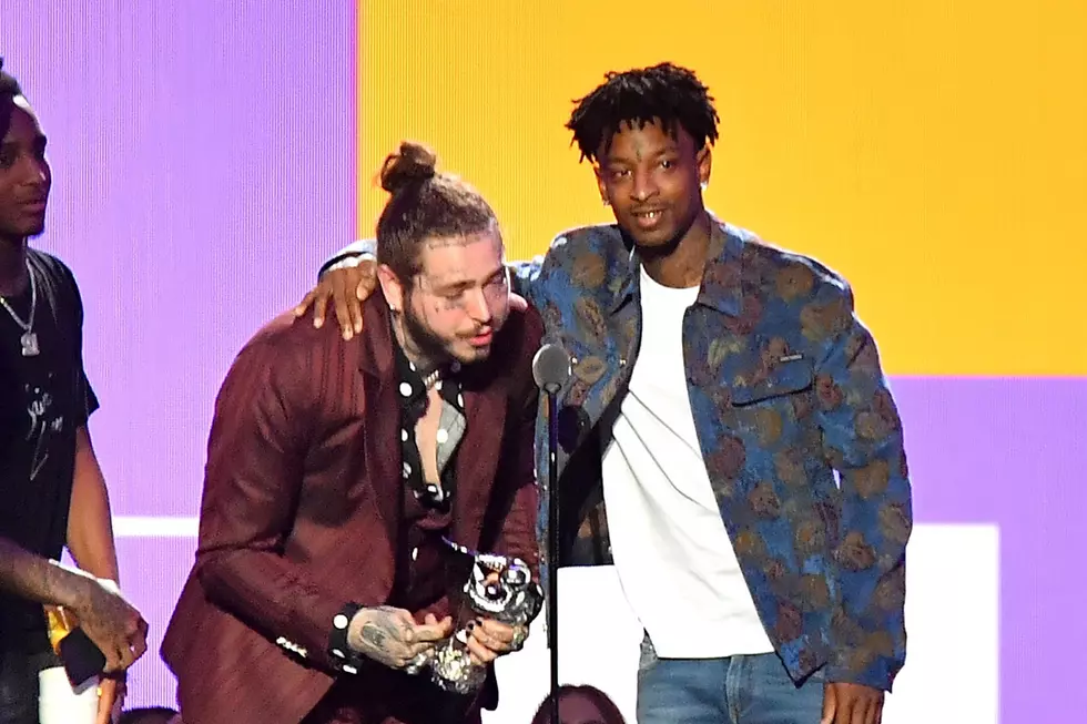 Post Malone and 21 Savage Win Song of the Year for “Rockstar” at 2018 MTV Video Music Awards