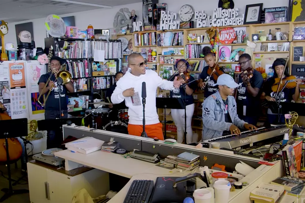T.I. Performs "Rubberband Man" and More at NPR Tiny Desk