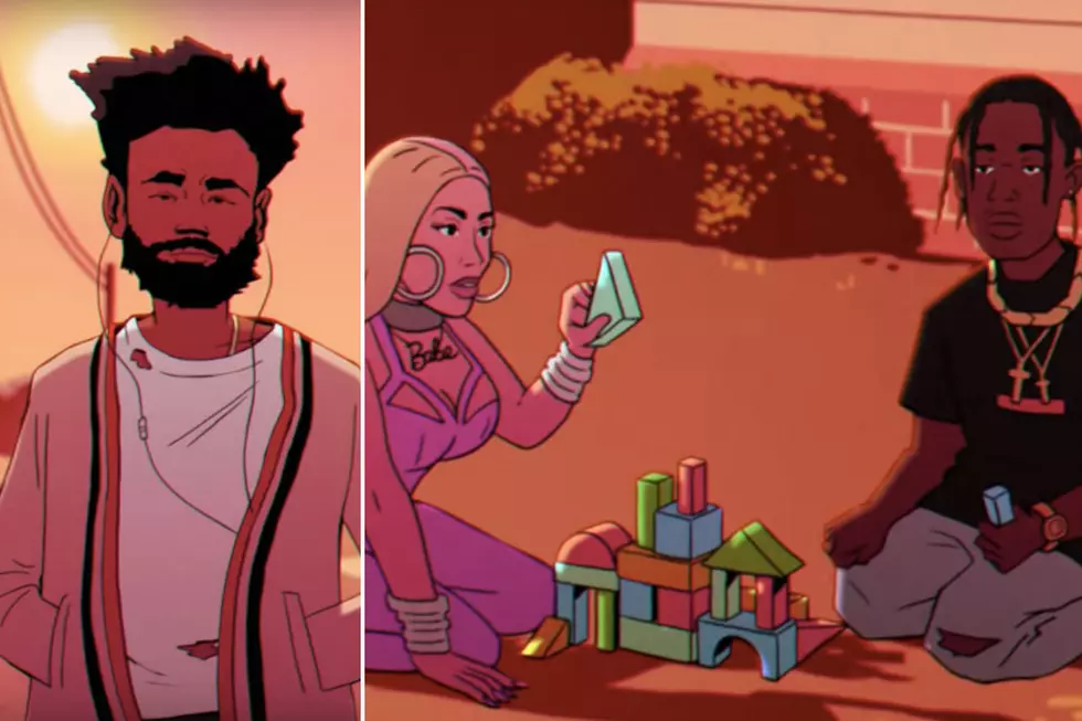 Childish Gambino “Feels Like Summer” Video: Watch an Animated Nicki Minaj and Travis Scott Play Together