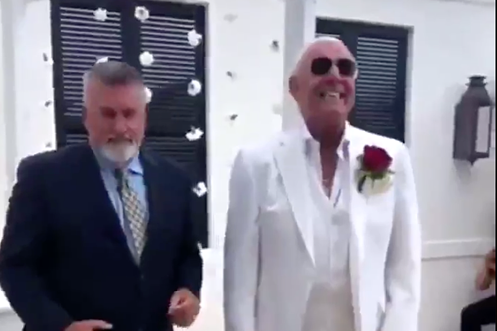 Ric Flair Walks Down the Aisle to Offset and 21 Savage&#8217;s &#8220;Ric Flair Drip&#8221; at His Wedding