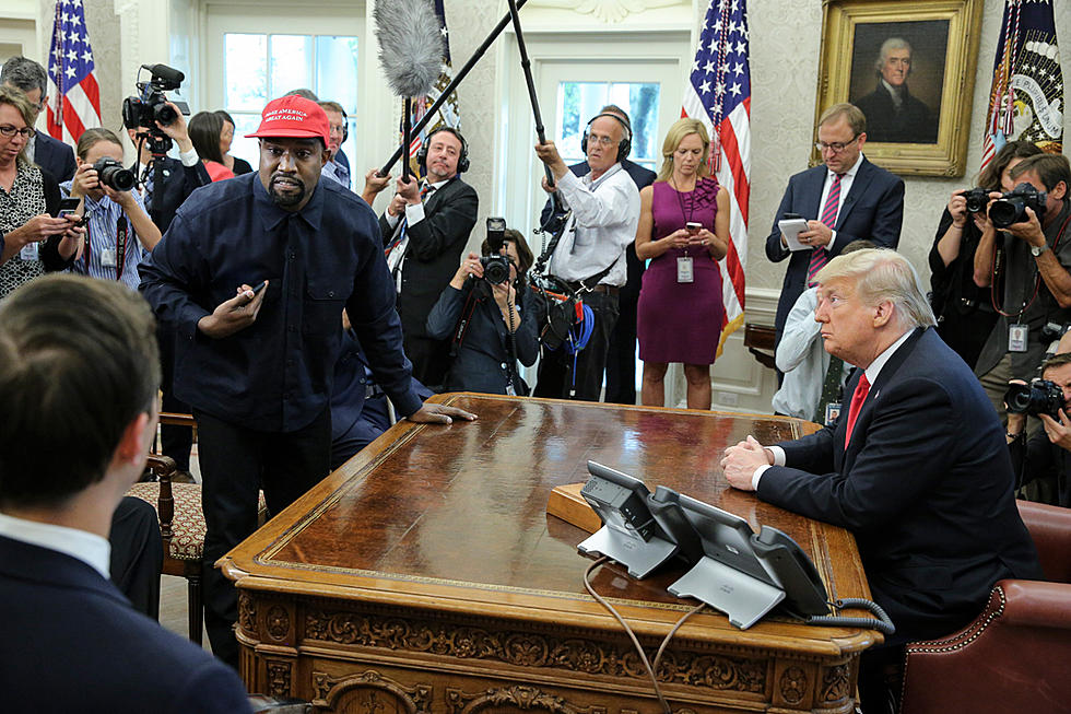 Kanye West Meets With President Trump at the White House and Calls Racism an Invisible Wall