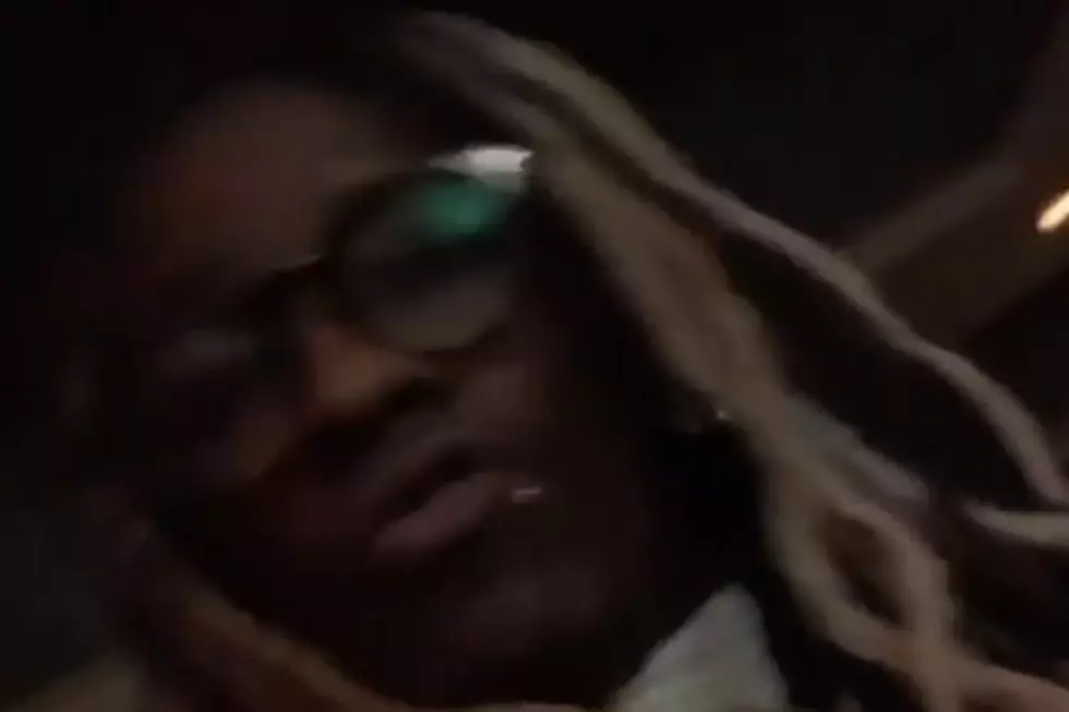 Young Thug Previews New Music in Studio