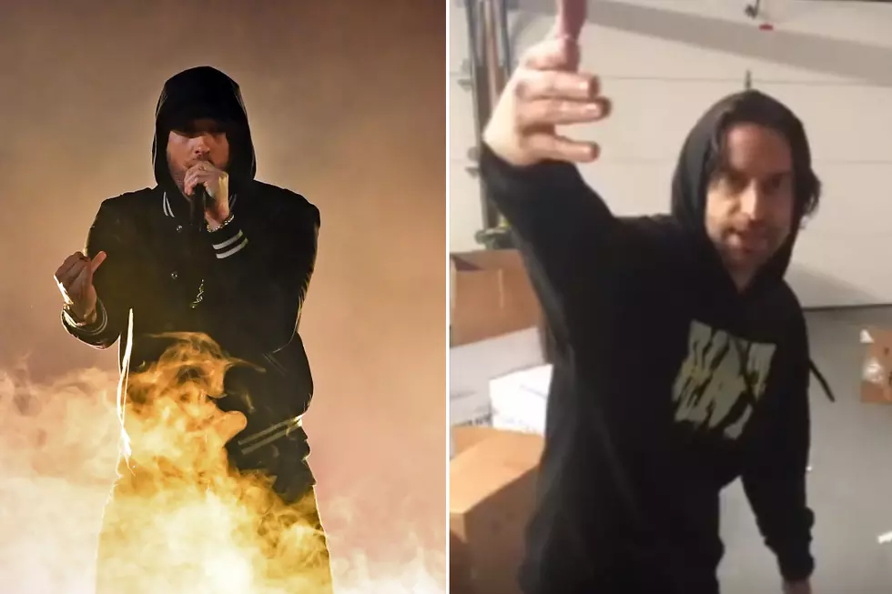Eminem Says Comedian Chris D&#8217;Elia’s Imitation of Him Is Incredible