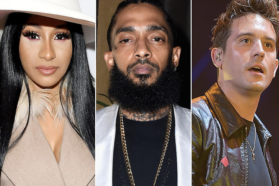 Cardi B, G-Eazy and More Mourn Nipsey Hussle During Memorial