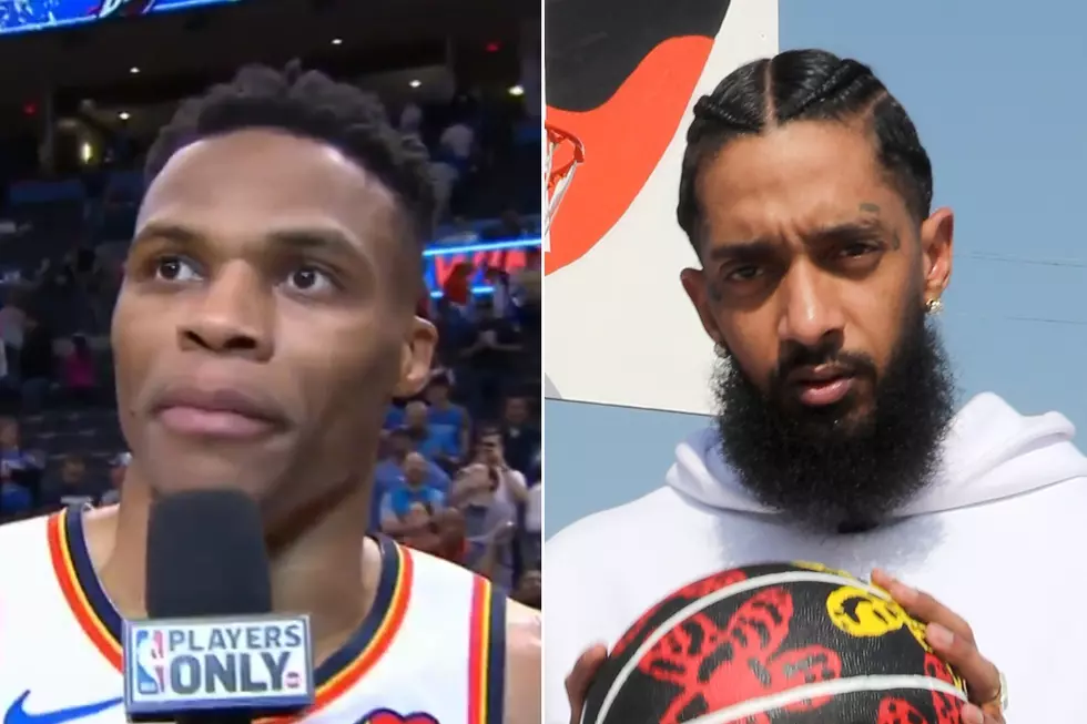 Russell Westbrook Dedicates Historic 20-20-20 Triple Double to Nipsey Hussle
