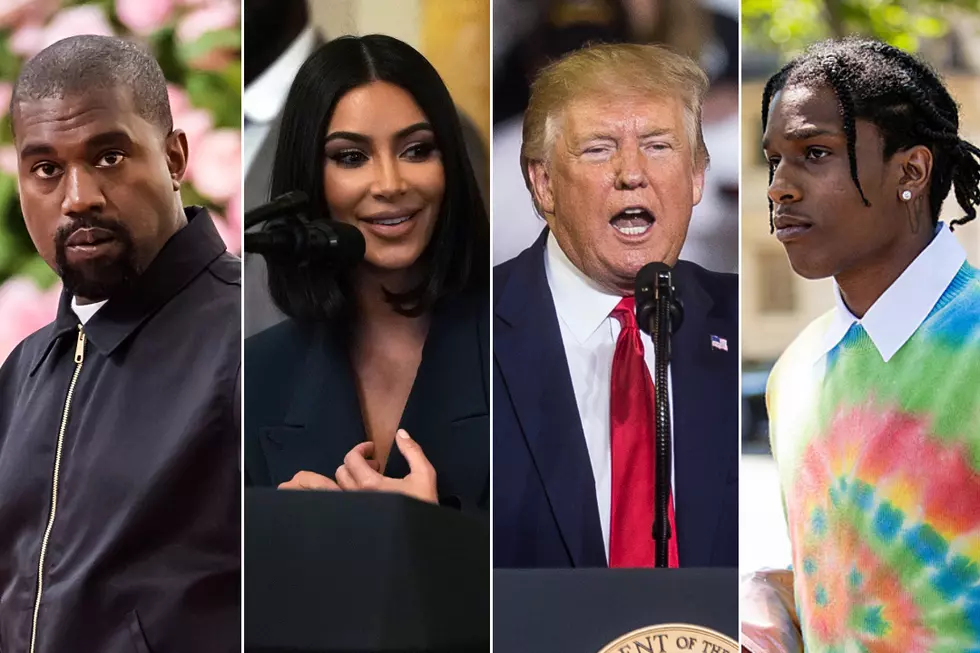 Kanye West and Kim Kardashian in Talks With President Trump to Free ASAP Rocky: Report