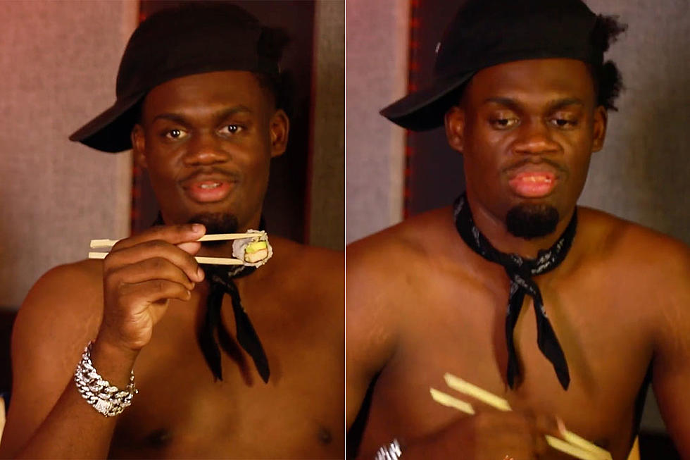 Ugly God Attempts to Eat Raw Seafood in Sushi Mukbang