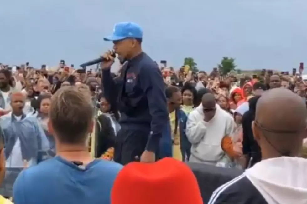Kanye West Gets Emotional While Chance The Rapper Performs at Sunday Service in Chicago: Watch