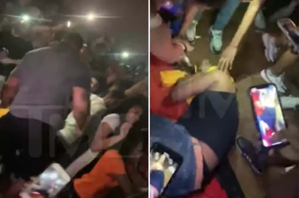 DaBaby&#8217;s Security Punches Woman Getting Too Aggressive With Rapper at Show: Video