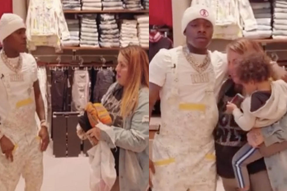 DaBaby Gives a Homeless Mother a $1,000 for Her Hats After She Tells Him She Lives in Car With Son: Video