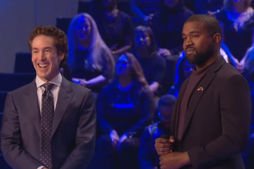 Kanye West Defends Pastor Joel Osteen During Church Service: Watch
