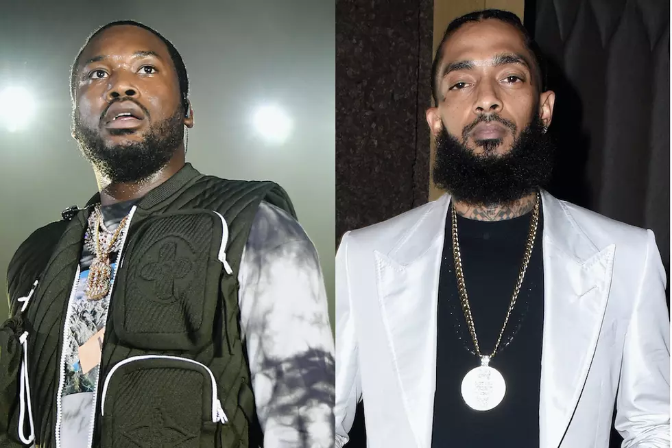Meek Mill Says Songs He Recorded for Nipsey Hussle Joint Album Are for Nip’s Family