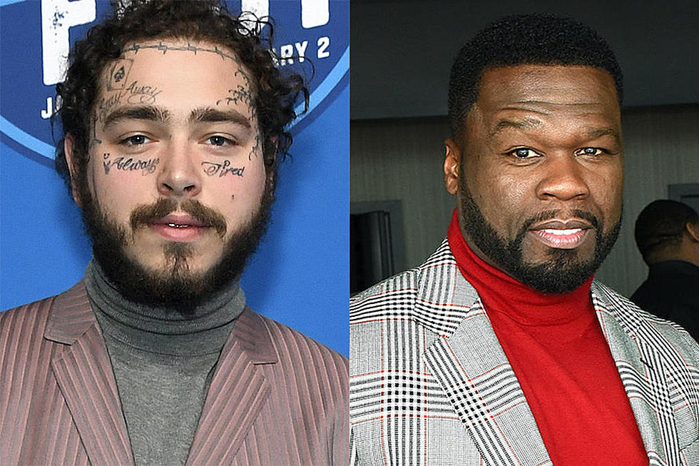 Someone Photoshopped Post Malone’s Face Tattoos, Hair Onto 50 Cent and It’s Hilarious