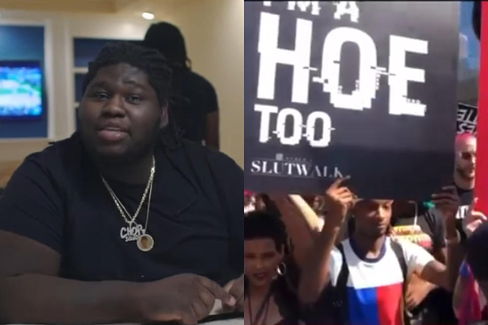 Young Chop Posts Footage of 21 Savage at Slut Walk Where 21 Holds “I’m a Hoe Too” Sign