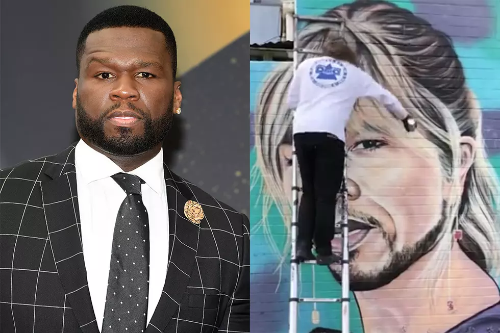 50 Cent Is Pissed at This Guy Who Keeps Painting Him as Taylor Swift, Donald Trump and Others