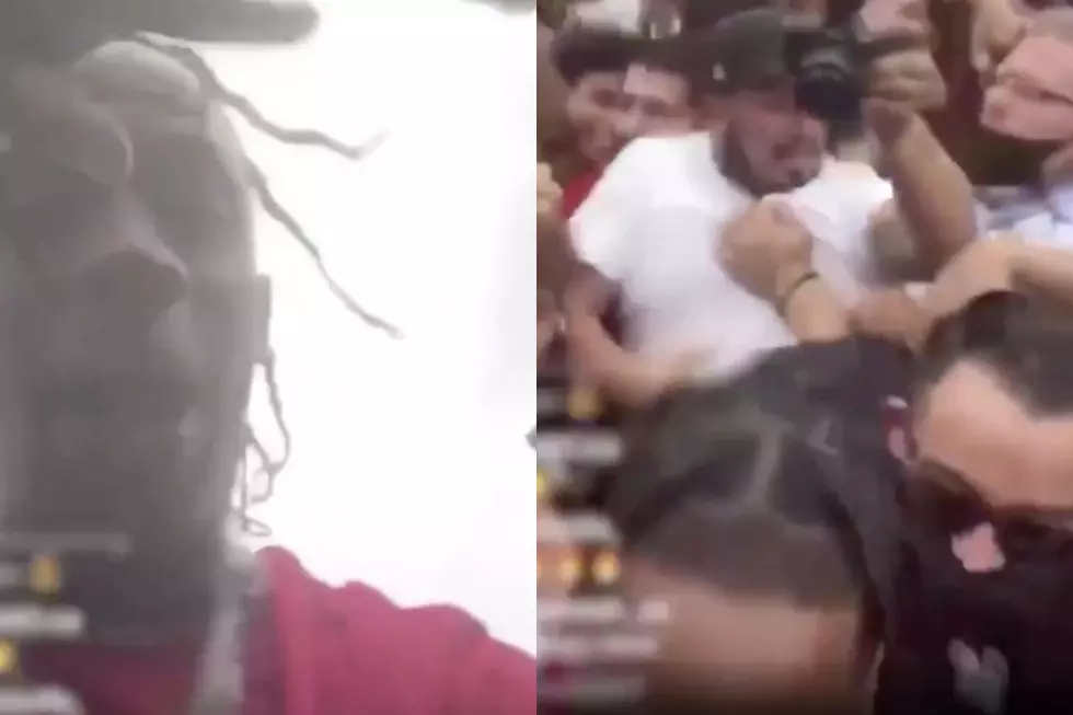Travis Scott Goes to a McDonald’s and Gets Rushed by Big Crowd of Fans: Watch