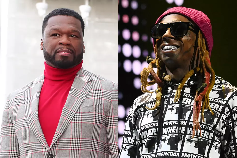 50 Cent Reacts to Lil Wayne’s Girlfriend Reportedly Dumping Him Over President Trump Support: “You Can’t Dump Little Wayne”