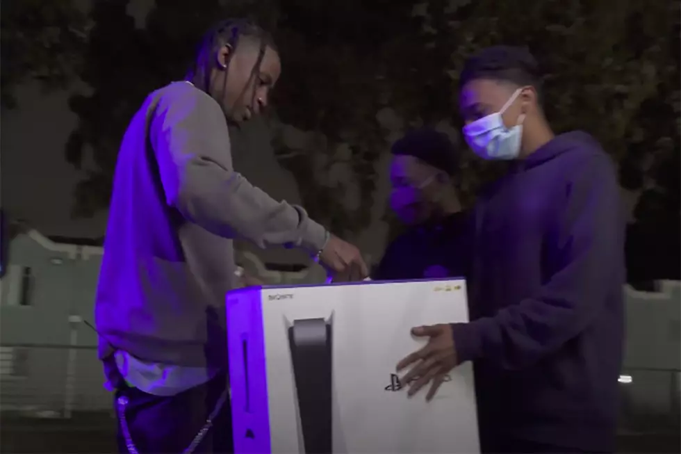 Travis Scott Surprises Two Teens With a PlayStation 5