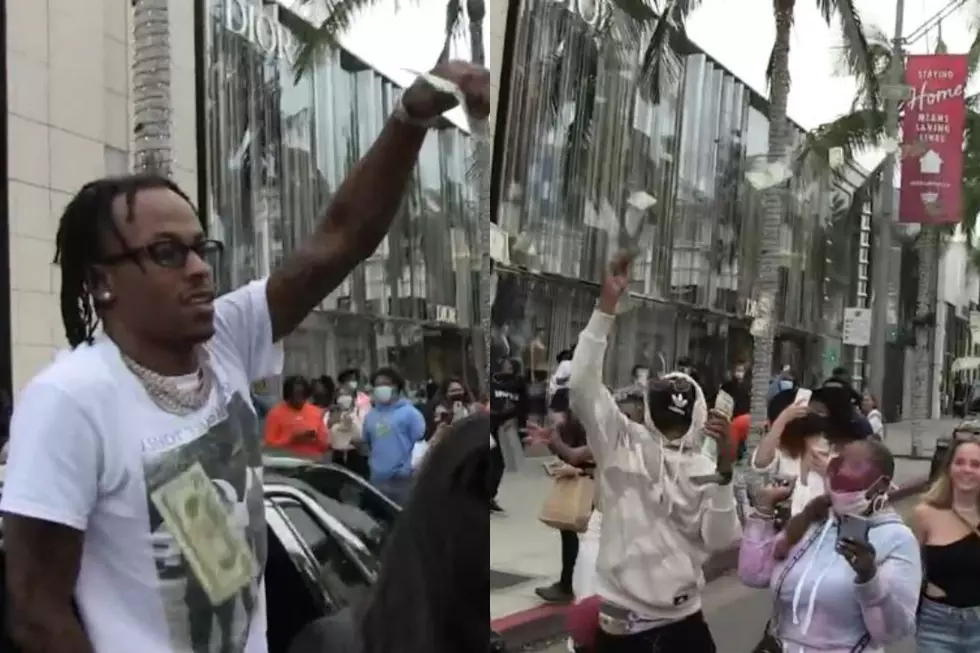 Rich The Kid Throws Money to Fans in the Street, Gets Ticket for Littering – Report