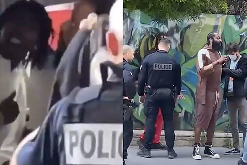 Video Appears to Show Lil Baby Getting Arrested While With James Harden in Paris