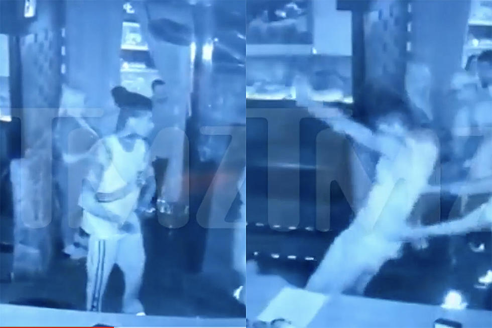 Video Shows Blueface Stomping, Kicking Club Bouncer