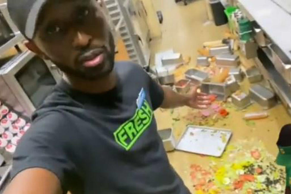 Employee Trashes Subway in Attempt to Get Signed by Meek Mill