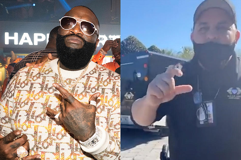 Rick Ross Refuses to Give ID to Delivery Man in Order to Receive Package – Watch