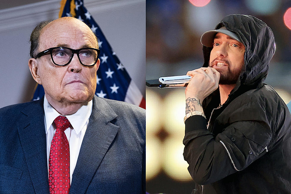 Former New York City Mayor Rudy Giuliani Tells Eminem to ‘Go to Another Country’ for Kneeling During Super Bowl Halftime Show