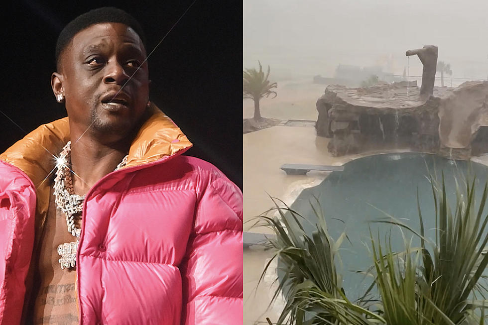 Boosie BadAzz Goes Outside During Severe Thunderstorm – ‘I’m in a Tornado’