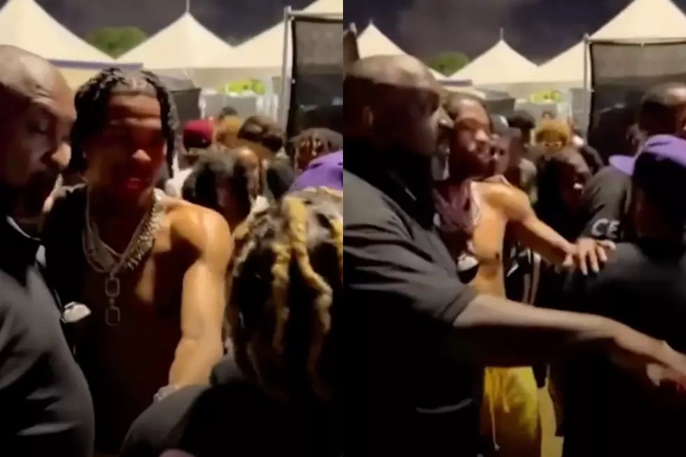 Lil Baby Stops Fans From Trying to Sneak Backstage During Show – Watch