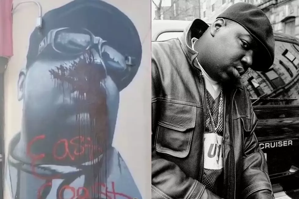 The Notorious B.I.G. Mural Defaced in Brooklyn