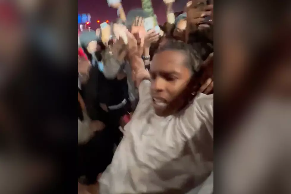 Video of ASAP Rocky Struggling to Get Out of Mosh Pit Goes Viral