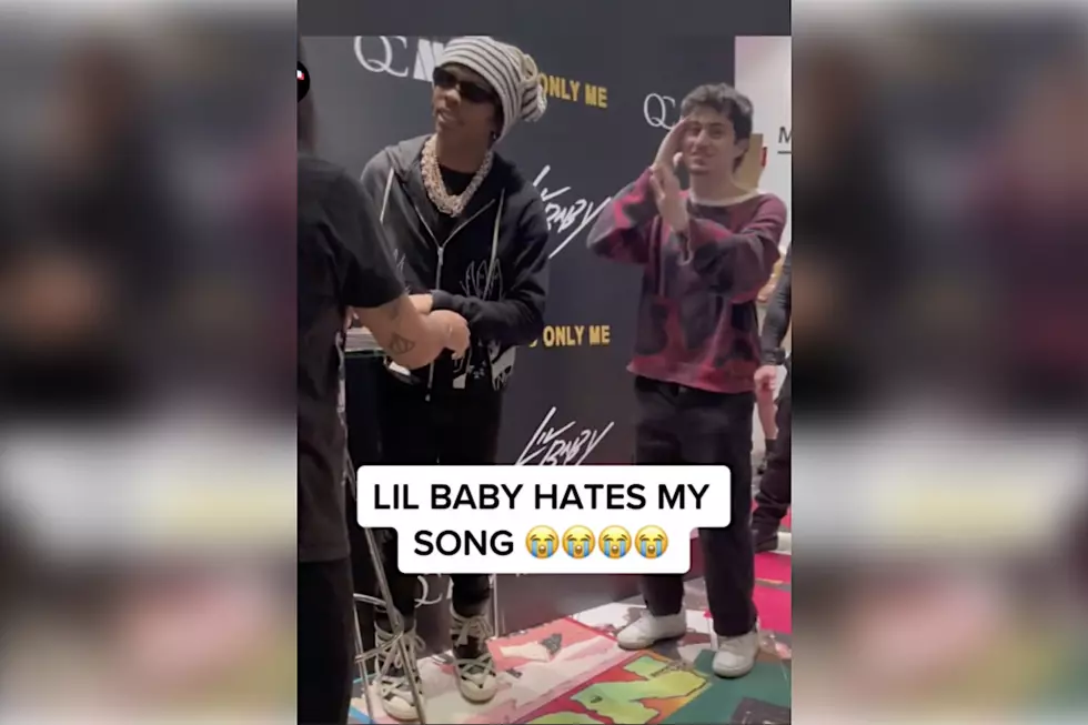 Lil Baby Fan Tries to Perform for Him at Meet and Greet, Rapper Hilariously Turns Him Away