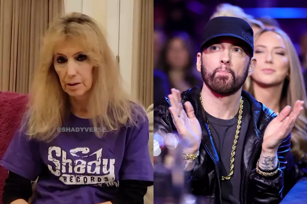 Eminem’s Mom Debbie Mathers Resurfaces in Rare Video to Congratulate Em on Rock and Roll Hall of Fame Induction