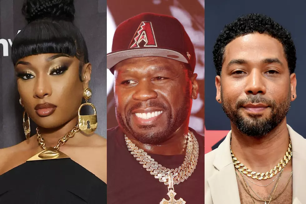 50 Cent Posts Meme of Megan Thee Stallion Changing Into Jussie Smollett