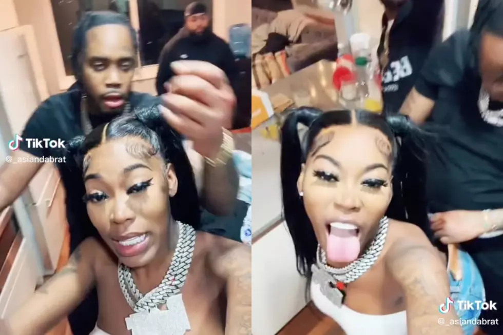 Fivio Foreign Girlfriend Goes Off Over Asian Doll Twerking on Him