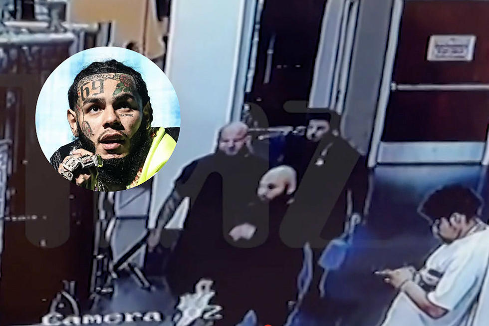 Video Captures 6ix9ine Alleged Attackers Entering Gym Prior to Beating Up Rapper – Watch