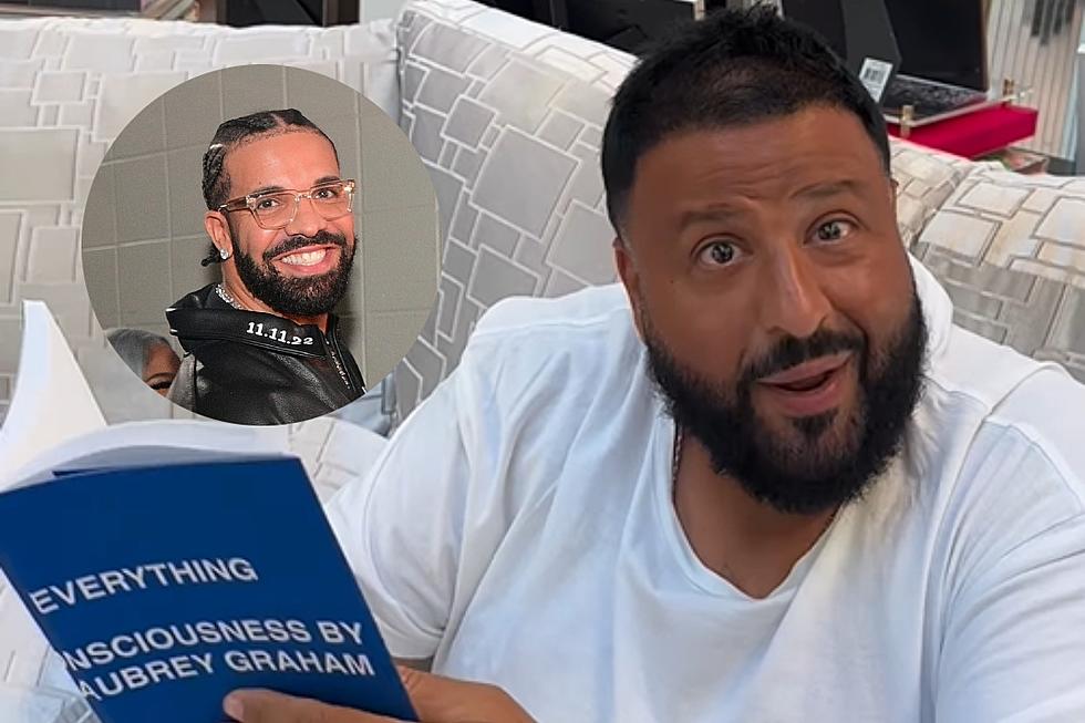 DJ Khaled Is Impressed as He Reads Drake’s New Book With One Line of Text on Each Page – Watch