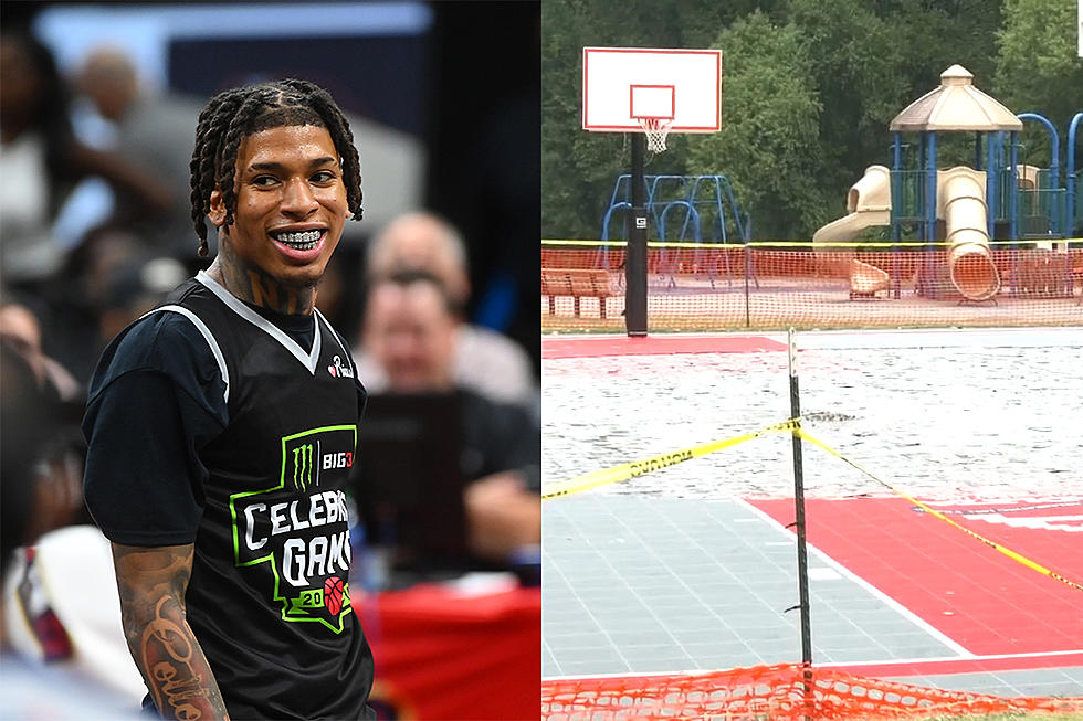 NLE Choppa Built a New Basketball Court for Memphis Community and It’s Already Destroyed by Fireworks