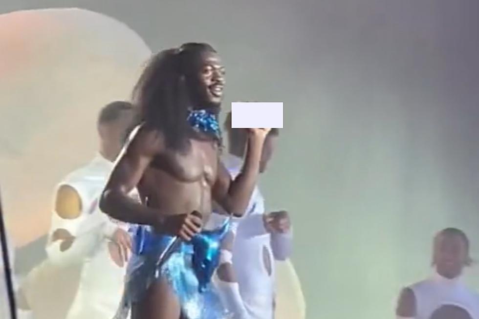 Lil Nas X Gets Sex Toy Thrown at Him During Performance - Watch