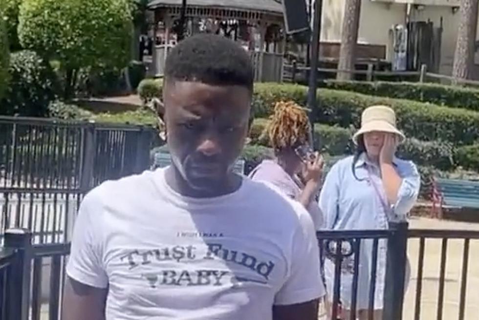 Boosie Gets Stopped at Amusement Park