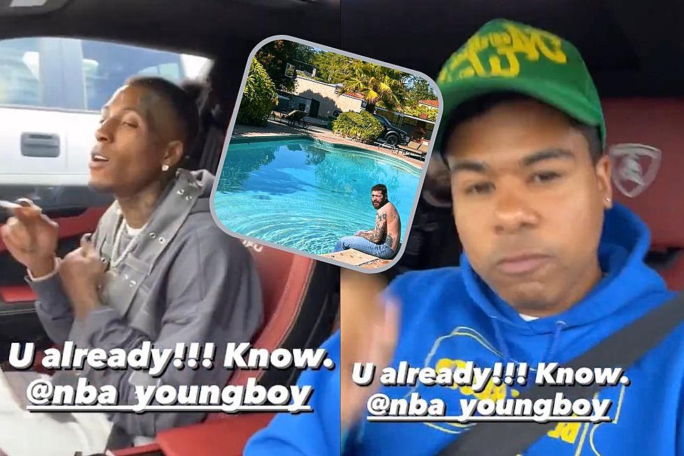 NBA YoungBoy, ILoveMakonnen Test Post Malone's Album in Car